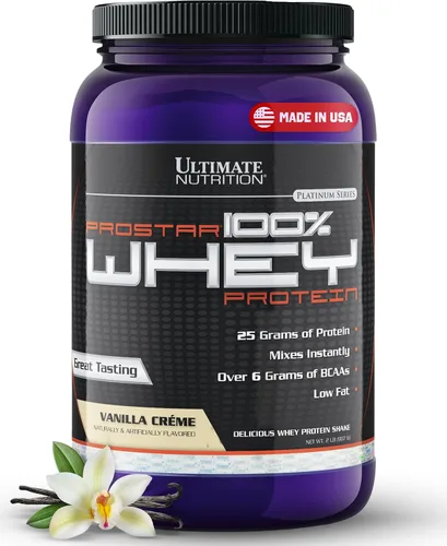 Miniatura 16 de Ultimate Nutrition Prostar - Mezcla de proteína de suero en polvo de concentrado de suero aislado y péptidos, baja en carbohidratos, apta para dieta
