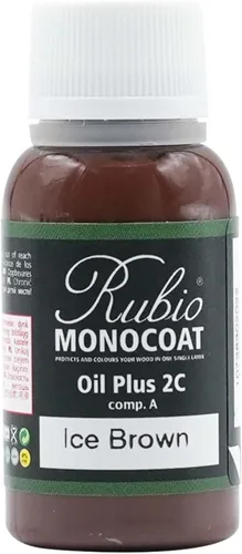 Miniatura 99 de Rubio Monocoat Muestra de Acabado de Aceite para Madera - Puro Aceite Plus Parte A Aceite de Linaza de Secado Rápido y Ecológico para Uso Pure