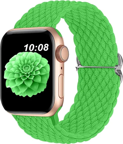 Miniatura 7 de Compatible con la Correa de Apple Watch 38mm 40mm 41mm 42mm 44mm 45mm 46mm 49mm para Mujeres y Hombres, Correa de Apple Watch Elástica y Trenzada