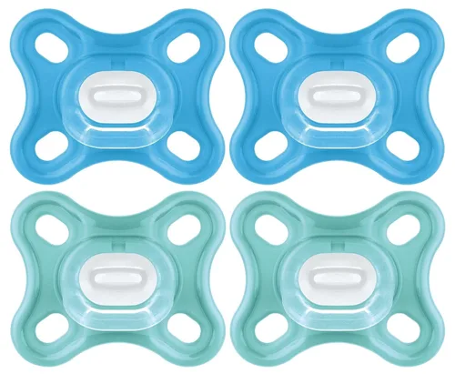 Miniatura 10 de MAM Chupetes cómodos para bebé, ligeros de una sola pieza de silicona completa para recién nacidos de 0 a 3 meses, pezón sin BPA, chupete fácil