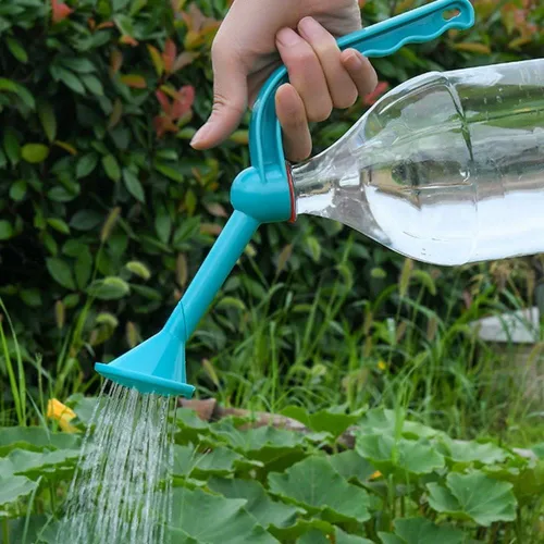 Miniatura 7 de Regadera de tapa de botella, botella de rociador de agua de doble propósito, regadera de plástico para regadera, cabezal de rociador para plantas