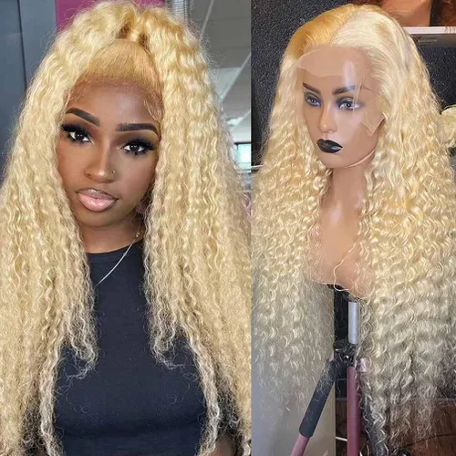 Miniatura 52 de Peluca de encaje frontal de 30 pulgadas, cabello humano prearrancado de densidad 180, peluca de encaje frontal brasileña con cabello húmedo y Encaje