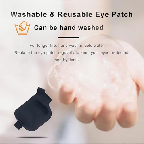 Miniatura 8 de Parche para ojos 3D, parches médicos para adultos y niños, parches para ojos perezosos para ambliopía 3D para ojo derecho Negro