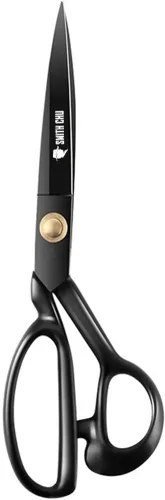 Tijeras de costura profesionales de 12 pulgadas para ropa de cuero, de alta resistencia industrial, acero de alto carbono, tijeras afiladas para el