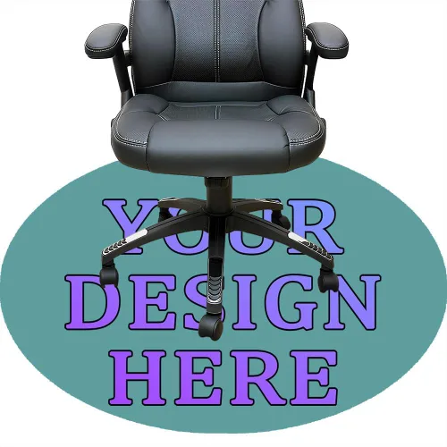 Miniatura 109 de Tapete redondo personalizado para silla de escritorio de oficina, diseño de tu propio logotipo de foto, texto, alfombrillas circulares