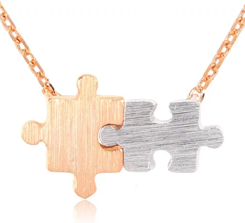RIAH FASHION Delicado collar con dije romántico Colgante minimalista delicado corazón cadena corazón, amor, estrella, luna creciente regalo para el