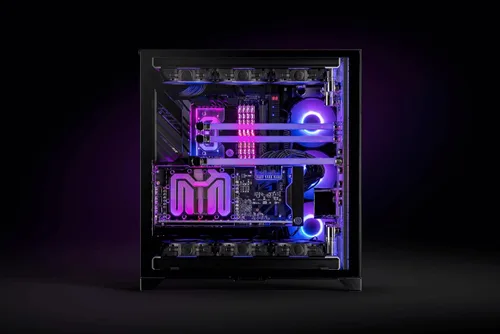 Miniatura 9 de EKWB EK-Quantum Surface S360, negro, radiador de PC de 14.173 in, 1.181 in de grosor, 3 soportes de ventilador de 4.724 in, 2 puertos G1/4 pulgadas