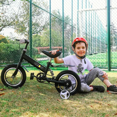 Miniatura 6 de Balance Bike 2 in 1,The Dual Use of a Kids Balance Bike and Kids Bike,12 14 Inches for 2-6 Years Old,with Shock Absorbers, Fenders, Pedals