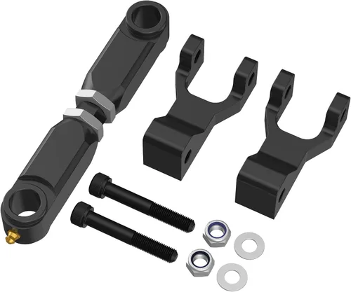 NICECNC Kit de descenso delantero y trasero negro para ATV Compatible con Yamaha Raptor 660 660R YFM660R Raptor 700 700R YFM700 Raptor350