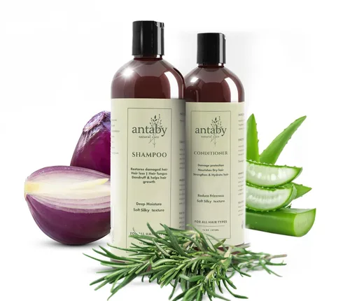 Botanical Hair System - Champú y acondicionador para el cabello para mujeres y hombres - Champú suave sin sulfato + acondicionador para cabello seco