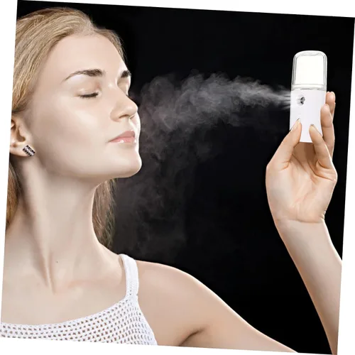 Miniatura 4 de 1 unidad USB recargable nanómetro humidificador facial portátil de mano pulverizador dispositivo de humedad para mujeres y niñas para viajes