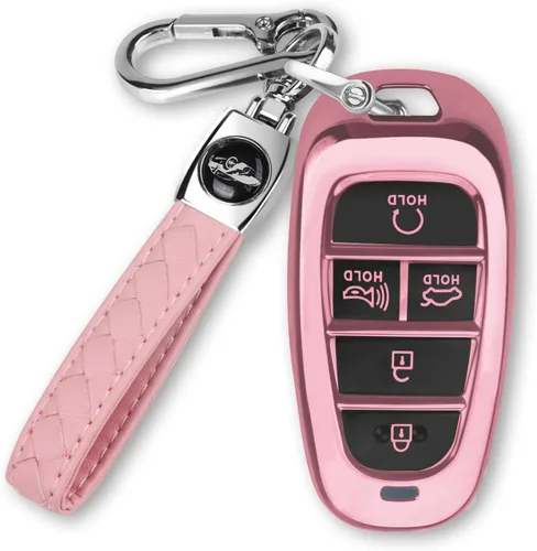 Miniatura 15 de MILD EAST Funda para llavero Hyundai para Hyundai Sonata Santa fe Tucson Smart 5 botones 2024 2023 2022 2021
