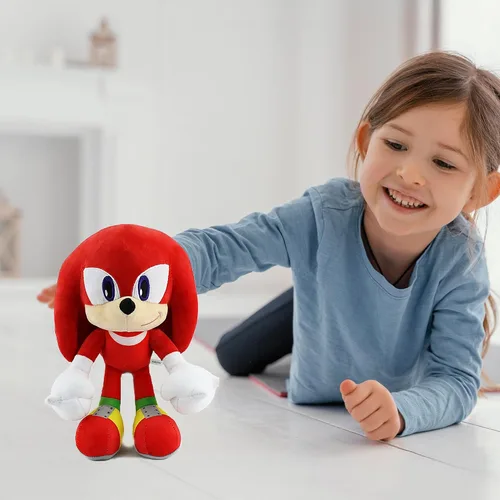 Miniatura 5 de Juguete de Peluche Rojo Súper Suave Animal de Peluche - Regalo de Cumpleaños Peluches El Peluche para Niños y Niñas que Aman - 12'' (Rojo)