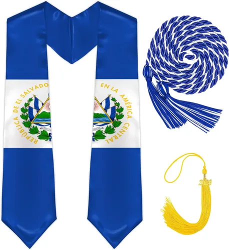 Miniatura 7 de Banda de graduación clase de 2024, regalo de estola de graduación, estolas para graduación 2024 de 72 pulgadas