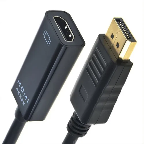 chenyang Adaptador CY DisplayPort a HDMI, DP DisplayPort macho a HDMI 1.4 hembra Convertidor de monitor de pantalla 4K 2K 30hz Ultra HD adaptador de