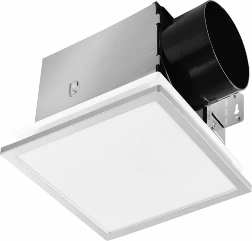 Miniatura 9 de Tech Drive Ventilador de baño con luz de 50 CFM 1.0Sone No necesita acceso al ático, ventilación de baño muy silenciosa y ventilador de escape