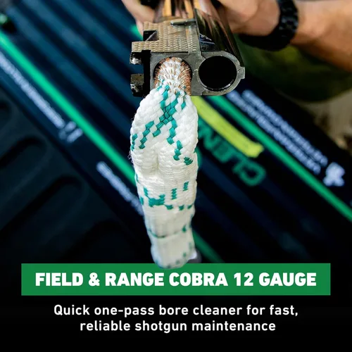 Miniatura 2 de CLENZOIL Field & Range Cobra Bore Cleaner Gun Barrel Cleaning Tool Brass Brush Embedded in Cotton Bore Rope
