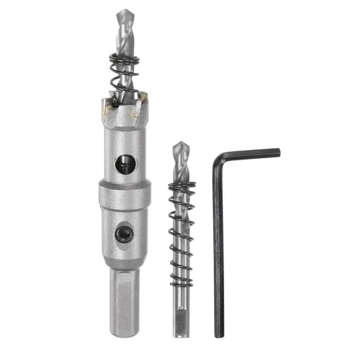 Miniatura 37 de HARFINGTON Cortador de carburo de sierra de agujero de metal de 0.472 in / 0.47 pulgadas de diámetro para acero inoxidable, metal, aleación
