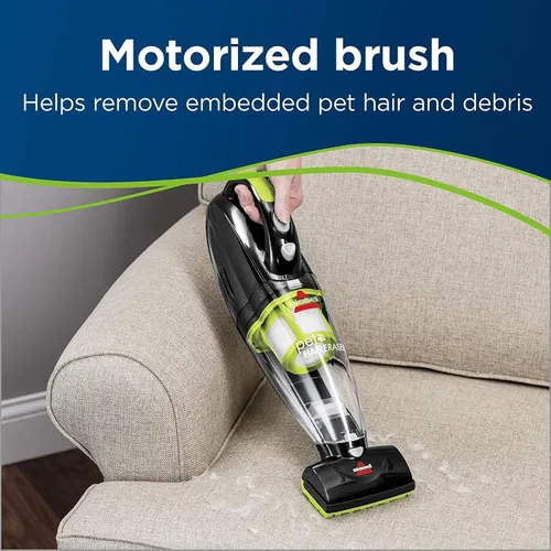 Miniatura 9 de Bissell Borrador de pelo para mascotas, aspiradora de mano inalámbrica, para el hogar, automóvil y mascotas, herramienta para hendiduras