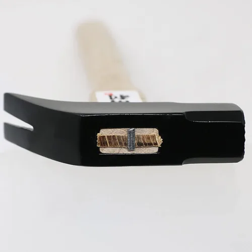 Miniatura 2 de KAKURI Martillo de garra japonés con mango de madera de cara fresada, 11 onzas, martillo de carpintero profesional para carpintería, acero al Negro
