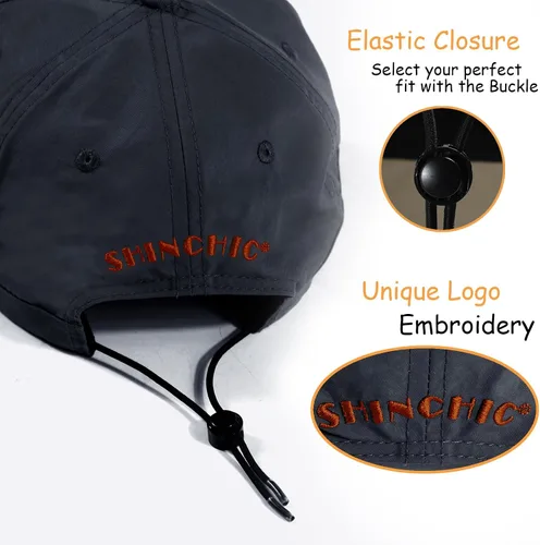Miniatura 56 de Gorra de béisbol impermeable para hombre, sombrero de lluvia plegable para correr al aire libre, sombrero de pesca solar