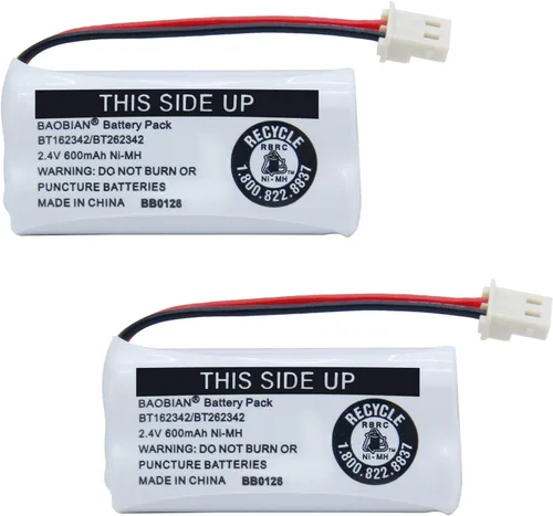 Batería de 2.4V Ni-MH BT162342 BT262342 para BT183342 BT283342 BT166342 BT266342 VTech CS6114 CS6419 CS6719 AT&T EL52300 CL80111 inalámbrico Paquete