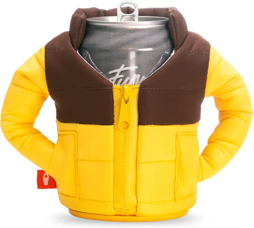 Miniatura 15 de Puffin - The Puffy Jacket - Enfriador de latas aislado de 12 oz I Botella de cerveza y soda aislante, mantiene las bebidas y bebidas frías - Negro