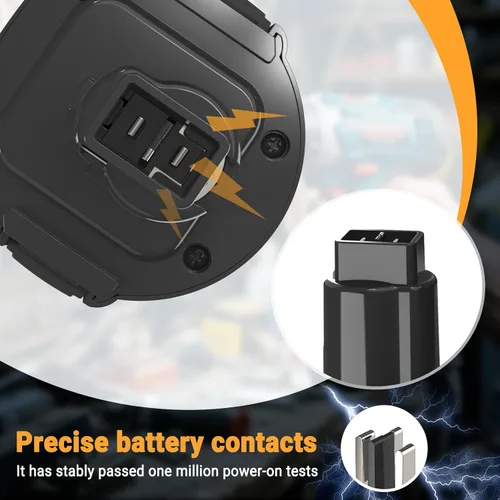 Miniatura 4 de Shentec Batería de 9.6V 4000Ah compatible con Black & Decker PS120 A9251 DE9036 DW9061 PS310 PS3350 CD9600 PS3300 Power Tool Paquetes