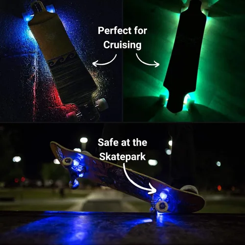 Miniatura 6 de Board Blazers Luces LED para Skateboard con Efecto Underglow - Regalo Ideal para Skateboard - Luz LED Perfecta para Longboard o Luz para Scooter