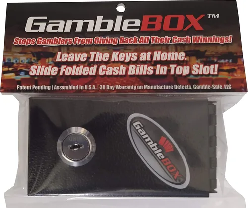 Miniatura 3 de Caja tamaño bolsillo de metal para juegos de azar, casino, caja de dinero en efectivo para apostadores que detiene el adictivo impulso de volver a
