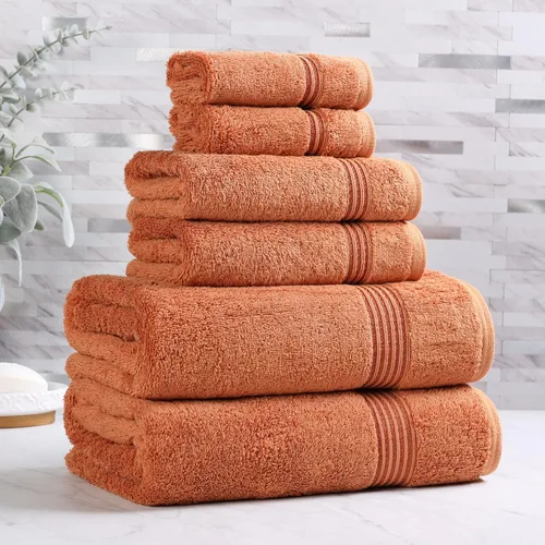 Miniatura 185 de Superior - Juego de 8 toallas de mano de algodón egipcio, toallas básicas de secado rápido, toallas pequeñas absorbentes, faciales, spa, cocina