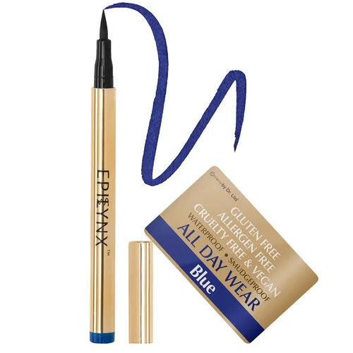 Miniatura 17 de EPILYNX Delineador líquido – Delineador de ojos hipoalergénico con punta fina de pincel, delineador de ojos impermeable de larga duración, libre