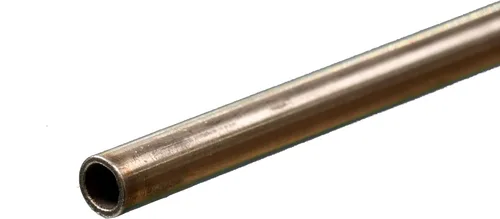Miniatura 2 de K&S 87115 - Tubo redondo de acero inoxidable, 1/4 pulgadas de diámetro exterior x calibre 22 x 12 pulgadas de largo, 1 tubo, fabricado en Estados