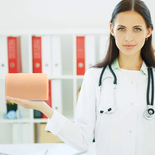 Miniatura 7 de Ultrassist Almohadilla de sutura premium para estudiantes de medicina, almohadilla de práctica de sutura de silicona con mallas dobles mejoradas