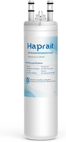 WF3CB Filtro de agua de repuesto, HP006 compatible con Frigidaire WF3CB, Pure Source 3, WF425, 706465, 242069601, 242086201, 242017800, altura de 9