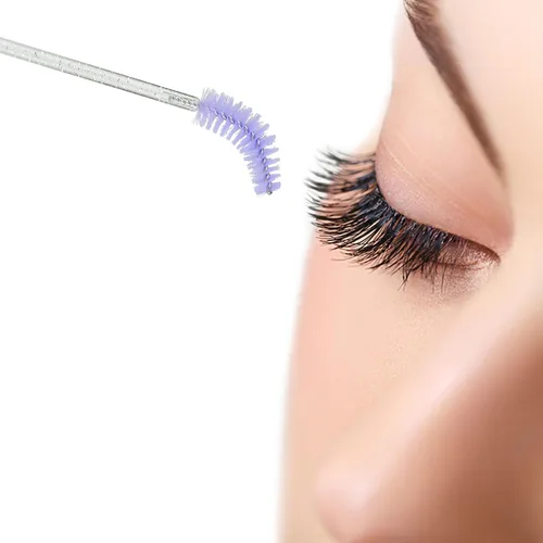 Miniatura 4 de G2PLUS 300 unidades de brochas desechables para rímel, kit de maquillaje con cepillo de pestañas de cristal, varillas ajustables para extensiones