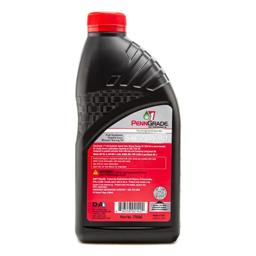 Miniatura 8 de PENN GRADE 1, 77666, FS Hypoid Gear/Soplador Racing Lubricante, 1 cuarto de galón
