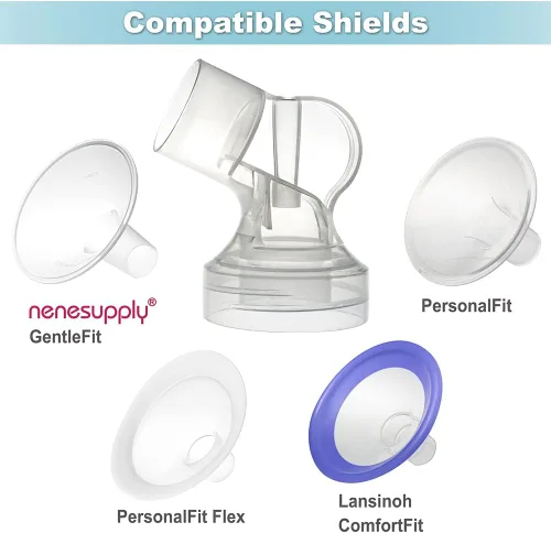 Miniatura 6 de Nenesupply Piezas de bomba Bridas de 0.748 in compatibles con Medela Brida Brida Válvula Conector de membrana Compatible con Conector Personalfit No