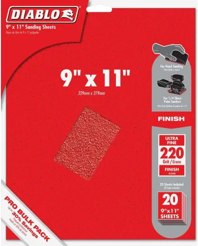 Miniatura 6 de Freud Diablo 9x11 Hoja 20PK 220G