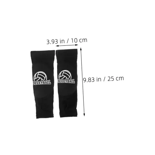 Miniatura 2 de Mikikit 1 par de codos acolchados protectores de brazo deportivos para voleibol y baloncesto, soporte de compresión, almohadillas protectoras