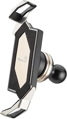 Miniatura 10 de Clampod HAWK1-PH05 - Soporte para teléfono, base de abrazadera para manillar de motocicleta y varios vehículos, ajustable, estable, brazo de doble