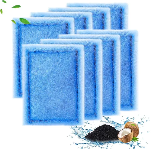 Miniatura 12 de Umlecoa Paquete de 8/16/32 cartuchos de filtro tamaño A compatibles con filtros MarineLand Penguin Power Filters 75 y 100 – Cartuchos de filtro