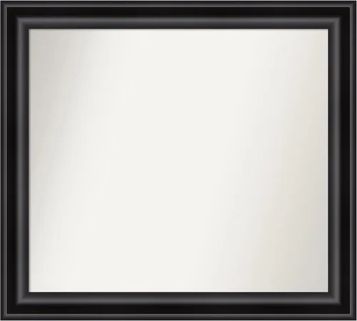 Miniatura 117 de Amanti Art Espejo personalizado, espejo de baño negro puente, espejo de pared o espejo de tocador de baño sobre el fregadero (26 x 26 pulgadas)