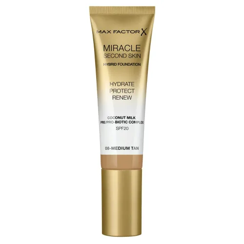 Miniatura 6 de Max Factor Miracle Second Skin Foundation SPF 20-01 Fair Foundation Mujeres 1.01 oz