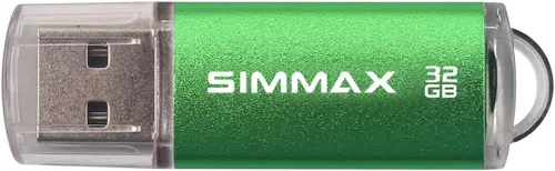 Miniatura 2 de SIMMAX Paquete de 5 unidades flash USB 2.0 de 32 GB con indicador LED (azul verde, negro, rojo y morado)