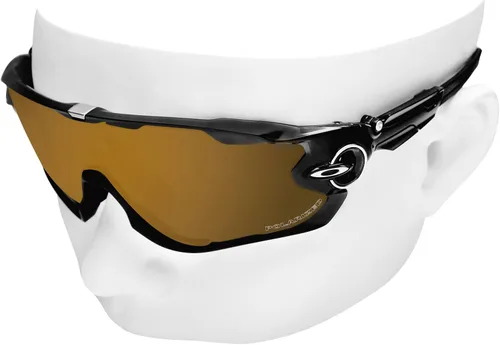 Miniatura 3 de OOWLIT Lentes de repuesto compatibles con Oakley Jaw-breaker OO9290 Sunglass Peach Gold Polarized