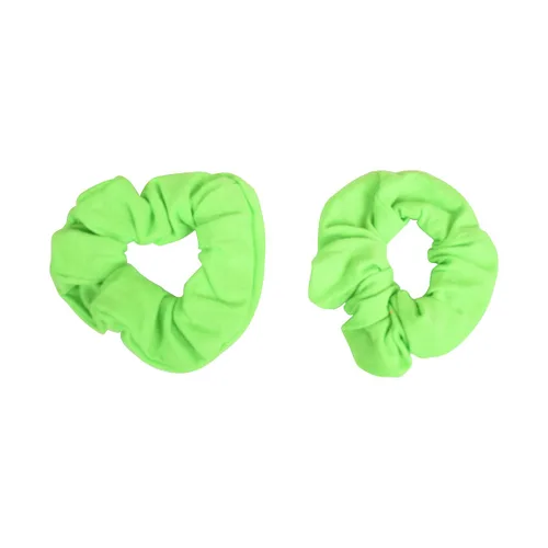 Miniatura 3 de Juego de 8 coleteros de color neón lisos, color rosa, amarillo, verde y negro