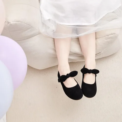 Miniatura 2 de Felix & Flora - Zapatos bajos de vestir con flores para niña pequeña, tipo balerina, para fiesta, escuela y boda