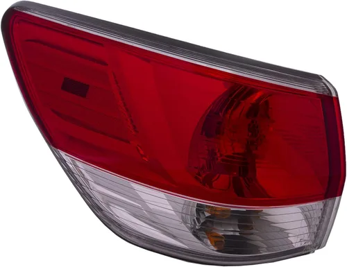 HEADLIGHTSDEPOT Luz trasera con lente transparente compatible con Nissan Pathfinder 2013-2016, incluye luz trasera izquierda del lado del conductor