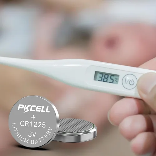 Miniatura 3 de PKCELL CR1225 batería de litio de 3 V, modelo CR 1225, pilas de botón para termómetro, vida útil de 5 años (5 unidades)